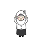 Jasmin Muslimah Student（個別スタンプ：16）