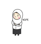 Jasmin Muslimah Student（個別スタンプ：21）