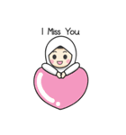 Jasmin Muslimah Student（個別スタンプ：22）