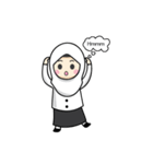 Jasmin Muslimah Student（個別スタンプ：26）