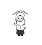 Jasmin Muslimah Student（個別スタンプ：29）