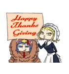 AOL ; Thanksgiving（個別スタンプ：28）