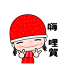 I love redhat lady（個別スタンプ：4）