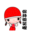 I love redhat lady（個別スタンプ：19）
