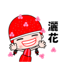 I love redhat lady（個別スタンプ：33）