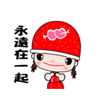 I love redhat lady（個別スタンプ：38）