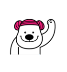 フランキークマとトッドペンギン（個別スタンプ：3）