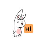 Unruly cute bunny（個別スタンプ：3）