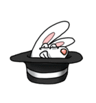 Unruly cute bunny（個別スタンプ：7）