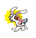 Unruly cute bunny（個別スタンプ：36）