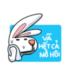 Unruly cute bunny（個別スタンプ：39）