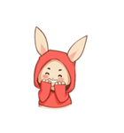 パーカーウサちゃん（個別スタンプ：1）