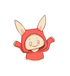 パーカーウサちゃん（個別スタンプ：3）