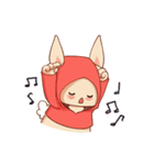 パーカーウサちゃん（個別スタンプ：22）