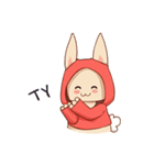 パーカーウサちゃん（個別スタンプ：34）