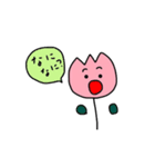 Tulip and flea（個別スタンプ：3）