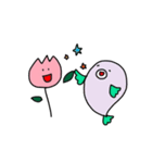 Tulip and flea（個別スタンプ：40）