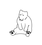 Gofie - The White Bear（個別スタンプ：3）