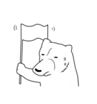 Gofie - The White Bear（個別スタンプ：14）