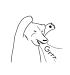Gofie - The White Bear（個別スタンプ：17）