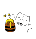 Gofie - The White Bear（個別スタンプ：19）