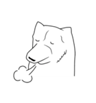 Gofie - The White Bear（個別スタンプ：20）