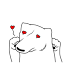 Gofie - The White Bear（個別スタンプ：22）