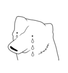 Gofie - The White Bear（個別スタンプ：28）