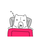 Gofie - The White Bear（個別スタンプ：31）
