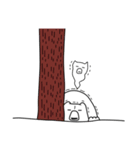 Gofie - The White Bear（個別スタンプ：33）