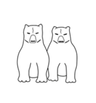 Gofie - The White Bear（個別スタンプ：36）