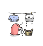 ペペペペペン子とペペ太の日常（個別スタンプ：3）