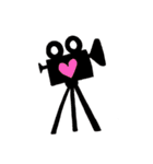 Girl braids with ribbon（個別スタンプ：6）