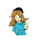 Girl In Car's Gangster（個別スタンプ：16）