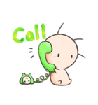 Three Hair Hsien (Let's talk in English)（個別スタンプ：4）