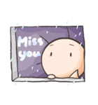 Three Hair Hsien (Let's talk in English)（個別スタンプ：16）