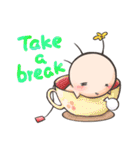 Three Hair Hsien (Let's talk in English)（個別スタンプ：17）