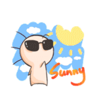 Three Hair Hsien (Let's talk in English)（個別スタンプ：27）