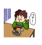 2コマ母ちゃん（個別スタンプ：5）