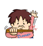 2コマ母ちゃん（個別スタンプ：7）