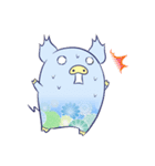 和柄ブタ（個別スタンプ：4）