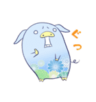 和柄ブタ（個別スタンプ：6）