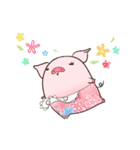 和柄ブタ（個別スタンプ：17）
