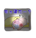 和柄ブタ（個別スタンプ：22）