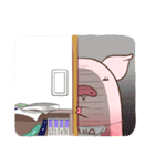 和柄ブタ（個別スタンプ：27）