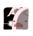 和柄ブタ（個別スタンプ：29）