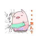 和柄ブタ（個別スタンプ：31）