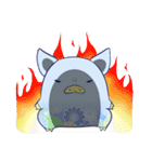 和柄ブタ（個別スタンプ：35）