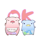和柄ブタ（個別スタンプ：39）