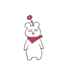 しろめのしろくま（個別スタンプ：12）
